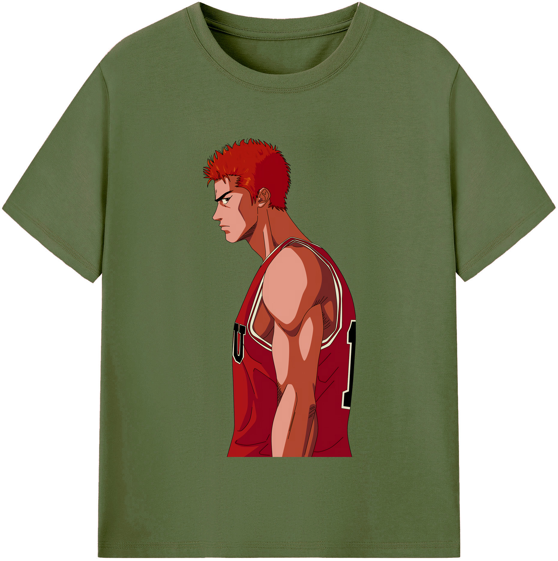 SLAM DUNK／スラムダンク 綿100％半袖Tシャツ（フロントプリント）